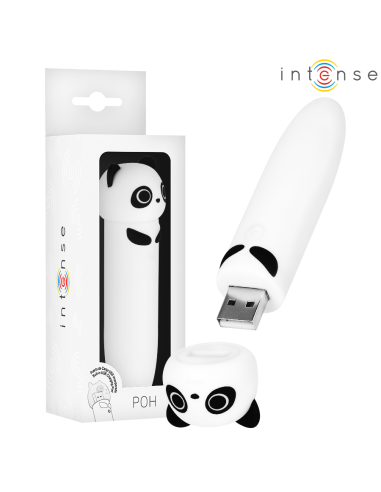 INTENSE POH BALA VIBRADORA PANDA RECARGABLE USB 10 X 22 CM