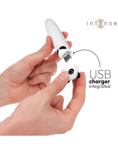 INTENSE POH BALA VIBRADORA PANDA RECARGABLE USB 10 X 22 CM INTENSE POH BALA VIBRADORA PANDA RECARGABLE USB 10 X 22 CM