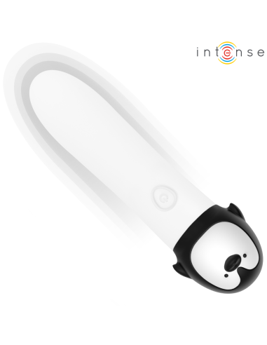 INTENSE RICO BALA VIBRADORA PINGUINO RECARGABLE USB 10 X 22 CM