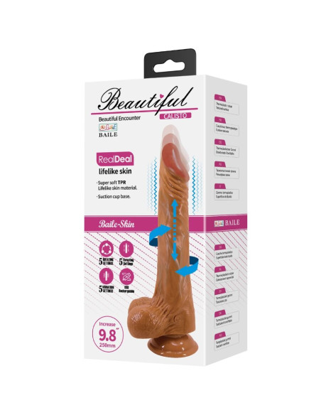 BAILE CALISTO DILDO REALISTICO 25 CM NATURAL BAILE CALISTO DILDO REALISTICO 25 CM NATURAL