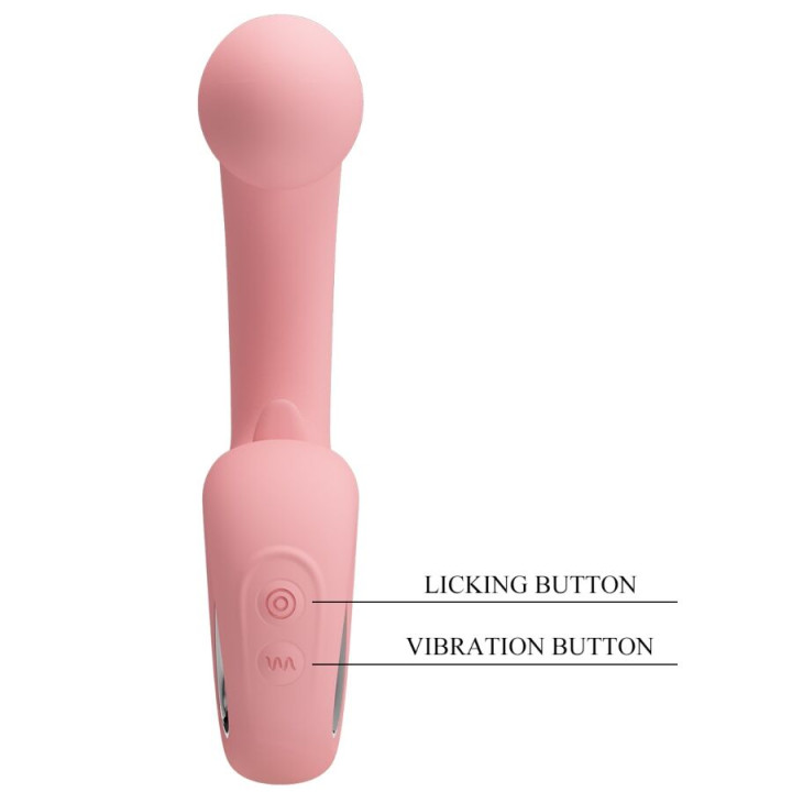 PRETTY LOVE ERYNNYES VIBRADOR PUNTO G ESTIMULADOR CLITORIS 10 VIBRACIONES ROSA