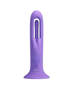 PRETTY LOVE KILLMOULIS VIBRADOR RABBIT 12 MODOS DE VIBRACION MORADO 2
