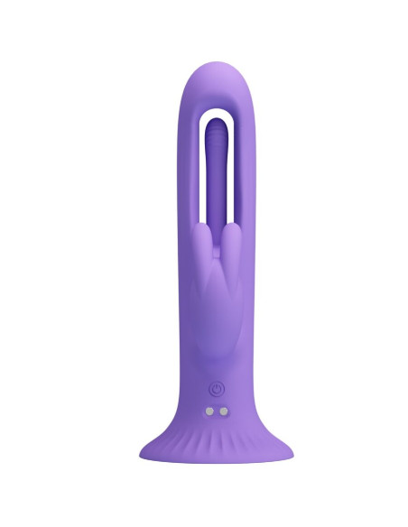 PRETTY LOVE KILLMOULIS VIBRADOR RABBIT 12 MODOS DE VIBRACION MORADO