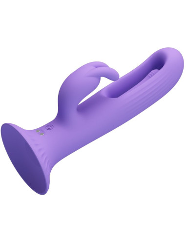 PRETTY LOVE KILLMOULIS VIBRADOR RABBIT 12 MODOS DE VIBRACION MORADO