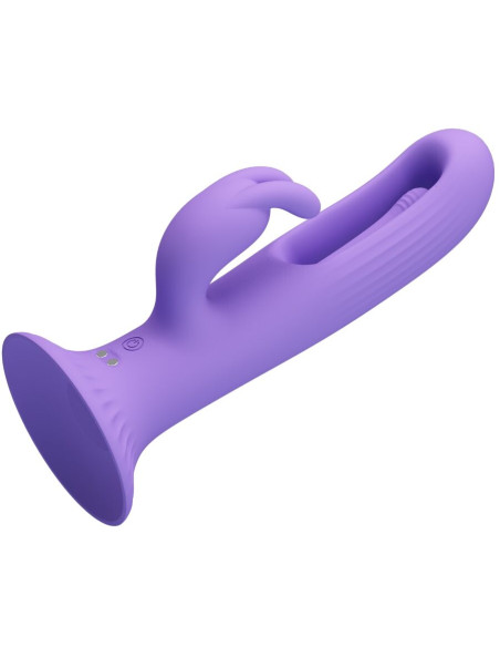 PRETTY LOVE KILLMOULIS VIBRADOR RABBIT 12 MODOS DE VIBRACION MORADO