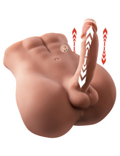 XISE BERTLETT DILDO ASS MASTURBADOR DILDO Y ANO REALISTICO POSICION FRONTAL CON THRUSTING 18 CM