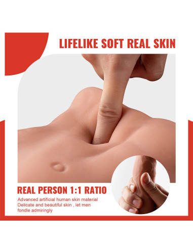 XISE BERTLETT DILDO ASS MASTURBADOR DILDO Y ANO REALISTICO POSICION FRONTAL CON THRUSTING 18 CM