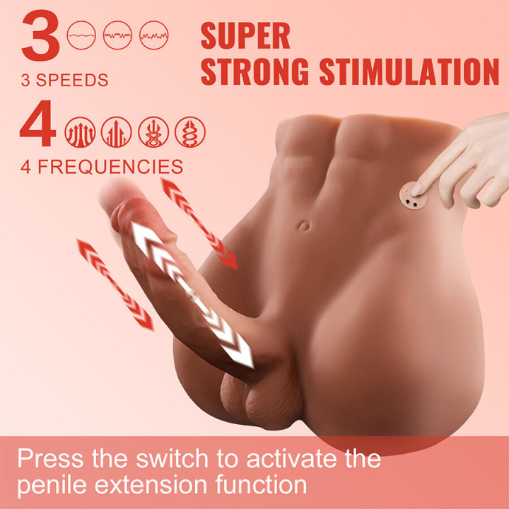 XISE BERTLETT DILDO ASS MASTURBADOR DILDO Y ANO REALISTICO POSICION FRONTAL CON THRUSTING 18 CM