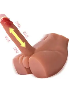 XISE PEEL DILDO ASS MASTURBADOR DILDO REALISTICO POSICION FRONTAL CON THRUSTING 175 CM