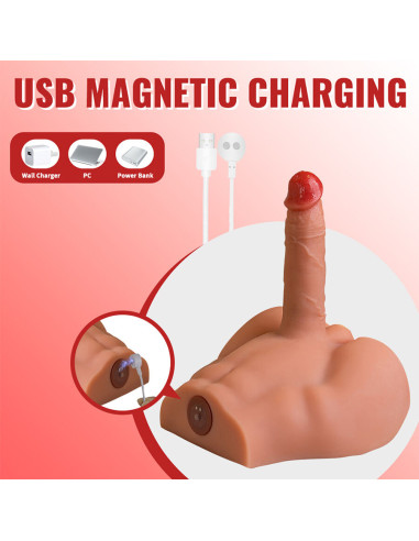 XISE PEEL DILDO ASS MASTURBADOR DILDO REALISTICO POSICION FRONTAL CON THRUSTING 175 CM