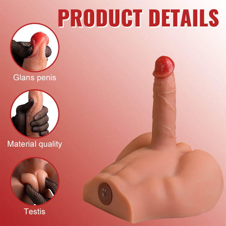 XISE PEEL DILDO ASS MASTURBADOR DILDO REALISTICO POSICION FRONTAL CON THRUSTING 175 CM
