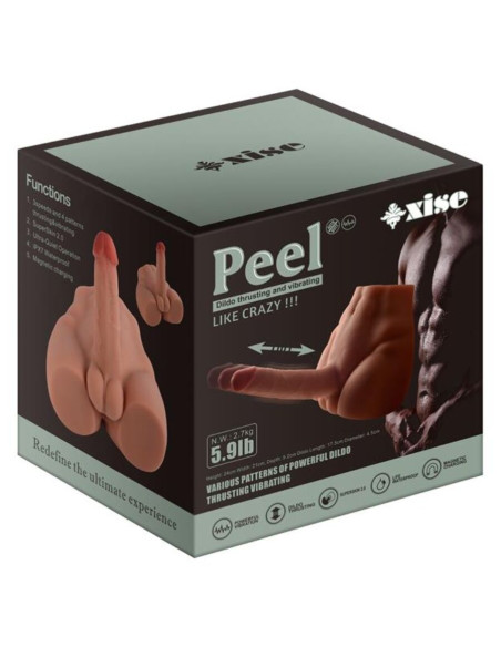 XISE PEEL DILDO ASS MASTURBADOR DILDO REALISTICO POSICION FRONTAL CON THRUSTING 175 CM XISE PEEL DILDO ASS MASTURBADOR DILDO REALISTICO POSICION FRONTAL CON THRUSTING 175 CM