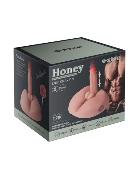 XISE HONEY MASTURBADOR DILDO REALISTICO CON VIBRACION 25 CM XISE HONEY MASTURBADOR DILDO REALISTICO CON VIBRACION 25 CM