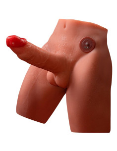 XISE JASON MASTURBADOR DILDO REALISTICO CON THRUSTING Y VIBRACION 17 CM
