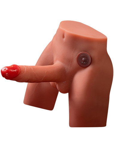 XISE JASON MASTURBADOR DILDO REALISTICO CON THRUSTING Y VIBRACION 17 CM