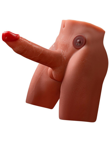 XISE JASON MASTURBADOR DILDO REALISTICO CON THRUSTING Y VIBRACION 17 CM