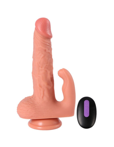 SHEQU HAYDEN DILDO Y ESTIMULADOR DE CLITORIS CON VIBRACION Y CONTROL REMOTO 16 CM SHEQU HAYDEN DILDO Y ESTIMULADOR DE CLITORIS CON VIBRACION Y CONTROL REMOTO 16 CM