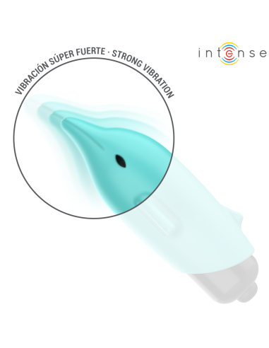 INTENSE ECHO BALA VIBRADORA DELFIN AZUL 8 X 47 CM