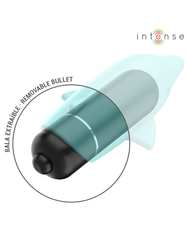 INTENSE ECHO BALA VIBRADORA DELFIN AZUL 8 X 47 CM