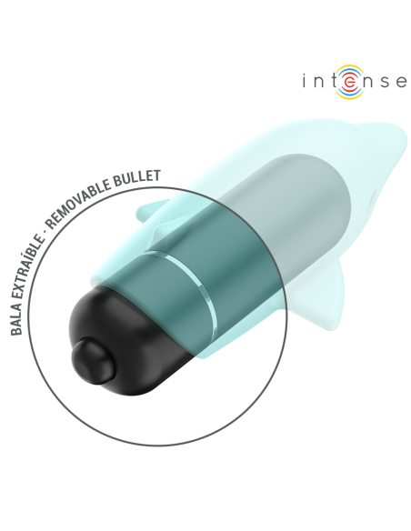 INTENSE ECHO BALA VIBRADORA DELFIN AZUL 8 X 47 CM INTENSE ECHO BALA VIBRADORA DELFIN AZUL 8 X 47 CM