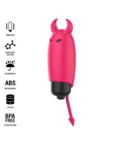 INTENSE SCARLET BALA VIBRADORA DEMONIO ROJO 93 X 24 CM