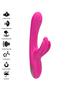 INTENSE BRITNEY VIBRADOR MULTIFUNCION RABBIT 23 CM ROSA