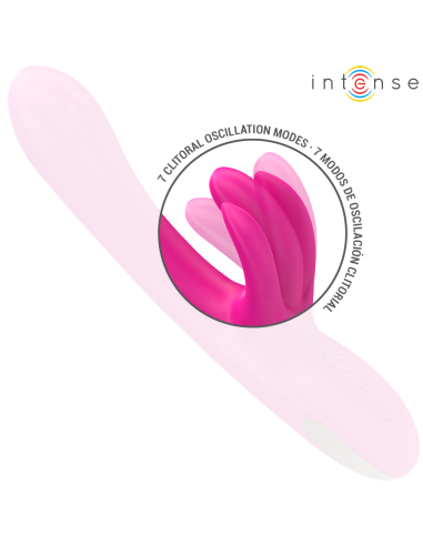 INTENSE BRITNEY VIBRADOR MULTIFUNCION RABBIT 23 CM ROSA
