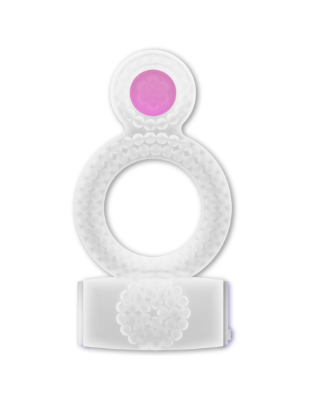 CASUAL LOVE RING DOUBLE PLEASURE ANILLO TRANSPARENTE