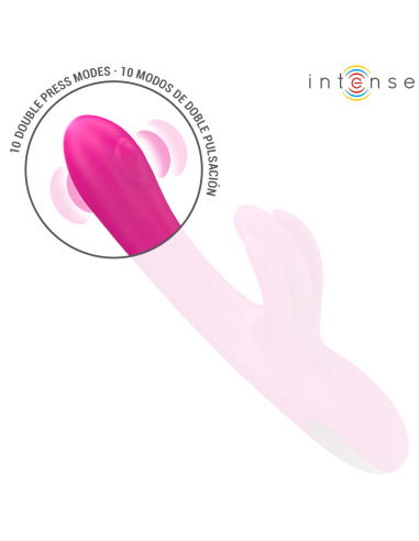 INTENSE BRITNEY VIBRADOR MULTIFUNCION RABBIT 23 CM ROSA