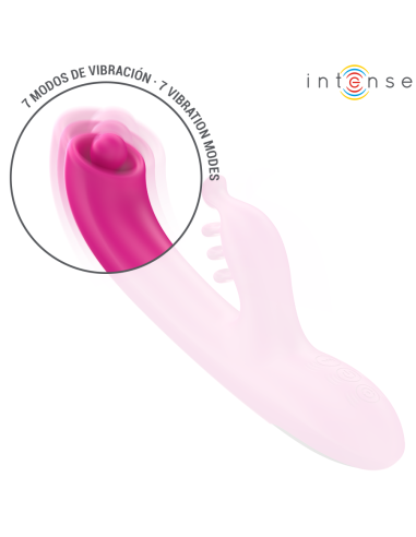INTENSE CHRISTINA VIBRADOR MULTIFUNCION RABBIT 225 CM ROSA