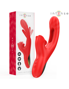 INTENSE JESSICA VIBRADOR MULTIFUNCION ESTIMULACION CLITORIS 248 CM ROJO 2