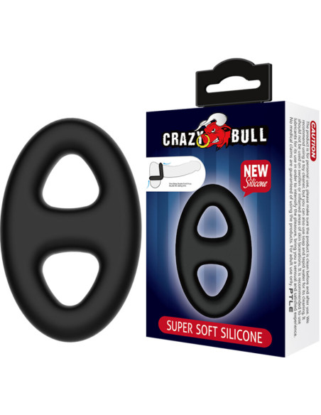CRAZY BULL ANILLO DOBLE SILICONA OVALADO