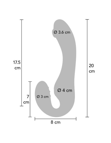 XOCOON STRAPLESS STRAP ON VIBRADOR 2 EN 1 CON CONTROL REMOTO MORADO XOCOON STRAPLESS STRAP ON VIBRADOR 2 EN 1 CON CONTROL REMOTO MORADO