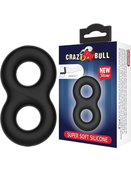 CRAZY BULL ANILLO DOBLE SILICONA INFINITY
