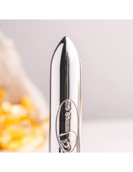 ROCKS OFF RO 80 CHROME BALA VIBRADORA PLATEADO ROCKS OFF RO 80 CHROME BALA VIBRADORA PLATEADO