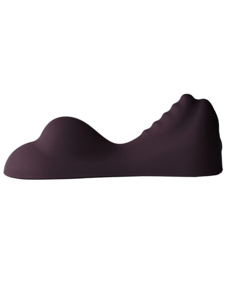 ROCKS OFF RUBY GLOW VIBRADOR SIT ON MORADO