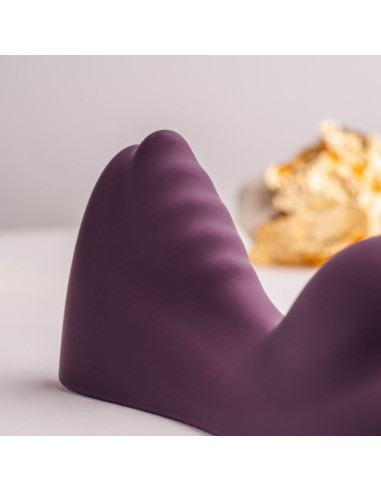 ROCKS OFF RUBY GLOW VIBRADOR SIT ON MORADO