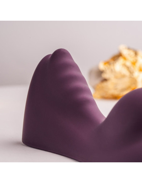 ROCKS OFF RUBY GLOW VIBRADOR SIT ON MORADO