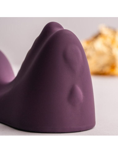 ROCKS OFF RUBY GLOW VIBRADOR SIT ON MORADO