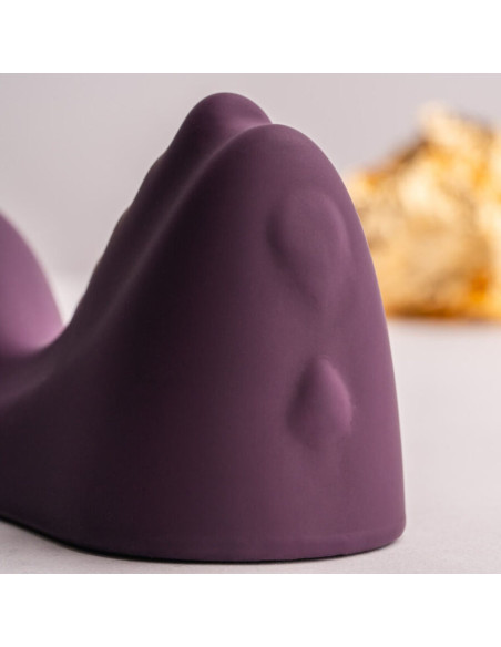 ROCKS OFF RUBY GLOW VIBRADOR SIT ON MORADO