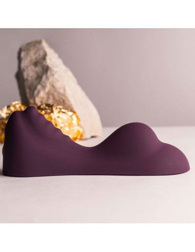 ROCKS OFF RUBY GLOW VIBRADOR SIT ON MORADO