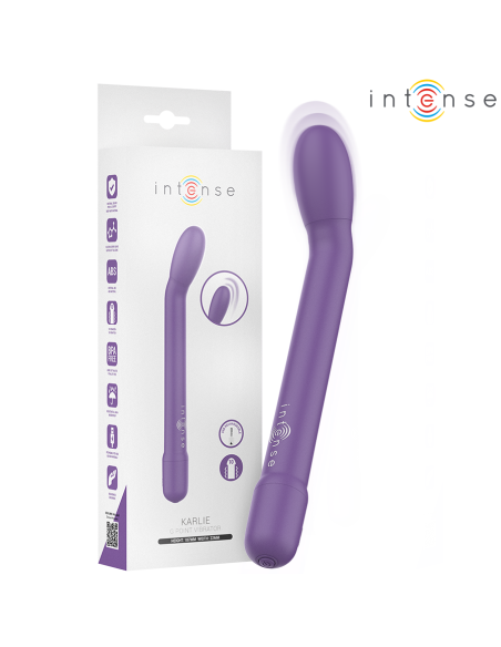 INTENSE KARLIE ESTIMULADOR PUNTO G RECARGABLE MORADO INTENSE KARLIE ESTIMULADOR PUNTO G RECARGABLE MORADO