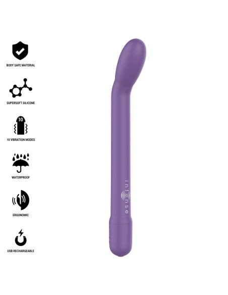 INTENSE KARLIE ESTIMULADOR PUNTO G RECARGABLE MORADO INTENSE KARLIE ESTIMULADOR PUNTO G RECARGABLE MORADO