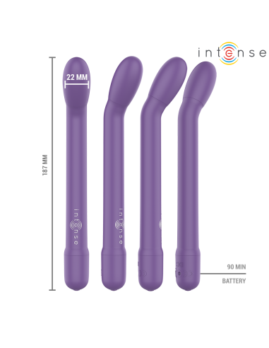 INTENSE KARLIE ESTIMULADOR PUNTO G RECARGABLE MORADO