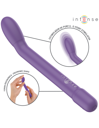 INTENSE KARLIE ESTIMULADOR PUNTO G RECARGABLE MORADO