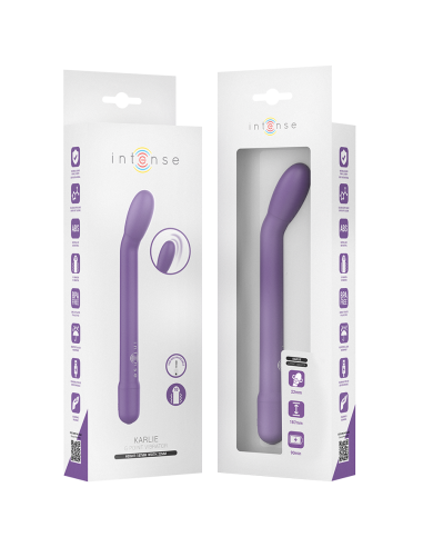 INTENSE KARLIE ESTIMULADOR PUNTO G RECARGABLE MORADO