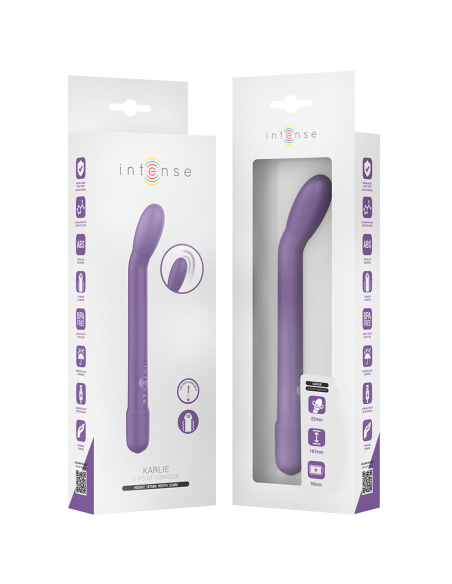 INTENSE KARLIE ESTIMULADOR PUNTO G RECARGABLE MORADO INTENSE KARLIE ESTIMULADOR PUNTO G RECARGABLE MORADO