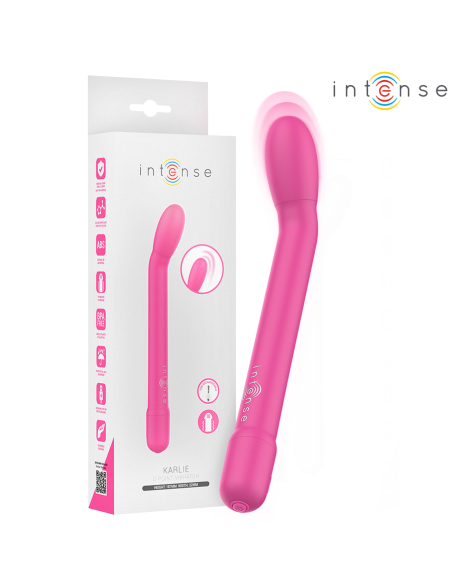 INTENSE KARLIE ESTIMULADOR PUNTO G RECARGABLE ROSA INTENSE KARLIE ESTIMULADOR PUNTO G RECARGABLE ROSA