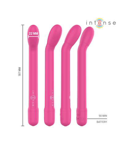 INTENSE KARLIE ESTIMULADOR PUNTO G RECARGABLE ROSA