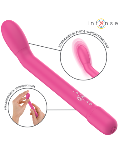 INTENSE KARLIE ESTIMULADOR PUNTO G RECARGABLE ROSA
